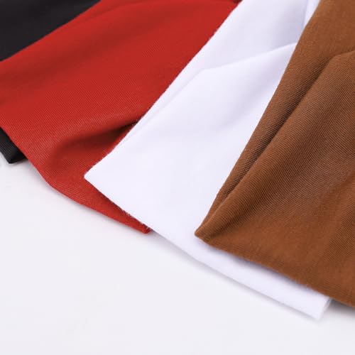 AQOKKA Elastic Knotted Headbands for Women Criss Cross Head Bands for Women's Hair Non Slip Boho Wrap Twisted Hair Accessories - color: 16 Pack: Solid C