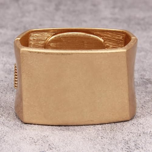 Chunky Gold Bracelet Trendy Gold Cuff Bracelets for Women Statement Silver Arm Cuffs Bangles Arm Punk Jewelry Accessories - style: Chunky Gold Arm Cuff