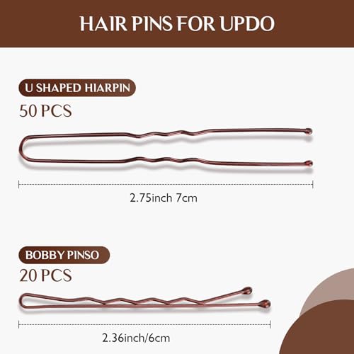 YGQQOY Hair Sponge for Updo,Hair Filler, Hair Donuts for Updos,Volume Hair Bumps Tool, Hair Padding,Dark Brown - color: Dark Brown