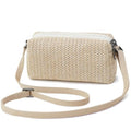Small Crossbody Bag for Women - color: Straw-off-white