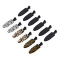 12 Pieces Soft Hair Clips Hair Setting Clips Flat Clips for Hair 12 Cont (Animal)… - color: Animal