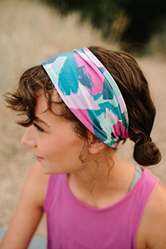 Maven Thread Wide Workout Headbands for Women – Non-Slip Sweatbands for Gym, Running & Yoga - color: Bayside