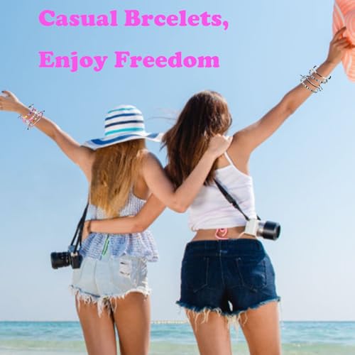 Beach Bracelet Set for Men and Women, Surfer Men Bracelet, Braided Boho Summer Bracelets Adjustable Men's Bracelet Handmade Women Bracelet String Rope Ankle Bracelets Birthday Gift - style: 4pcs Boho Bracelets Ankles White