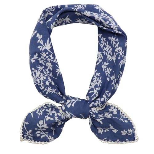 Large Cotton Bandanas for Women, 27 x 27 inch Hair Neck Scarf, Headband Square Scarf - color: Ocean Breeze