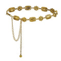 Luvatar Fashion Metal Waist Chain Belt Blouse Dress Sweater Chain Belt… - color: GOLD-F48