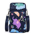 JANKS Small Crossbody Bag for Women - Mini Phone Purses with Crossbody Strap and Wallet - Nylon Arm Bag - color: B-green Plaid