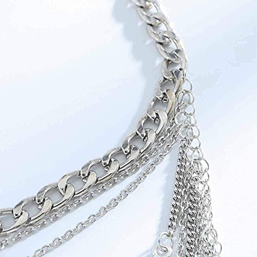 Olbye Silver Barefoot Sandals Foot Chain Jewelry Coin Anklet Bracelet for Women and Girls Beach Wedding Foot Jewelry Pack of 2 - color: Silver