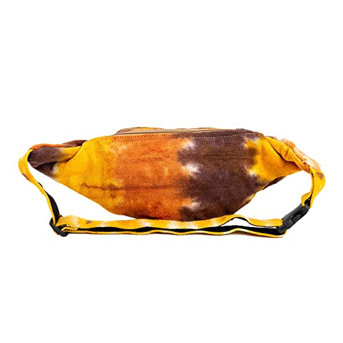 Freakmandu Eco-Friendly Boho Hippie Style Hemp Fanny Pack Hip Waist Bag for Hiking Running Jogging (Fall Magic) - color: Fall Magic