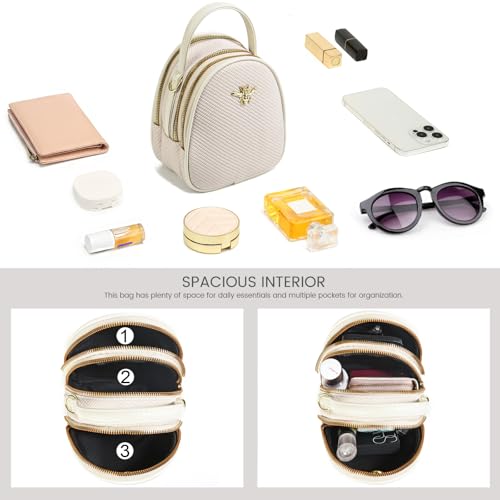 Small Crossbody Bags Shoulder Bag for Women Stylish Ladies Messenger Bags Purse and Handbags Wallet - color: 1-z Beige
