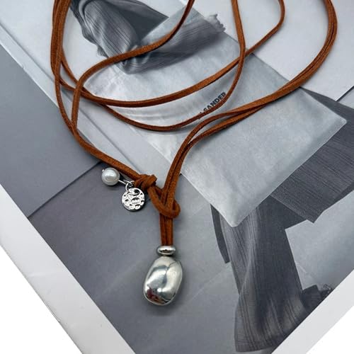 HUASAI Choker Necklace for Women Boho Necklaces Country Concert Outfits for Women Layered Western Choker Necklace Boho Cowgirl Jewelry Accessories Dress - color: C:Heart Boho Choker Necklace