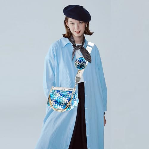 Handmade Woven Small Crossbody Bag for Women with Coin Purse, Designer Shoulder Handbag 3pcs Set, Mini Tote Clutch - color: Navy Multicolor