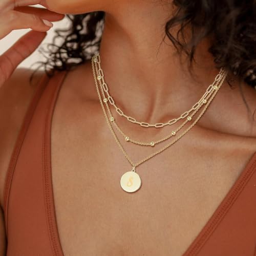 KSF Gold Lariat Necklace for Women Y Shaped Layered CZ Drop Chain | Y shaped necklace; Layered CZ detail; Long lariat style; Gift for her - color: Gold-26