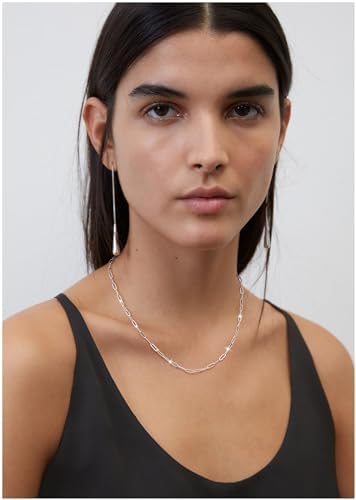 MBW Silver Paperclip Chain Necklace for Women,Dainty Sterling Silver Choker Necklaces for Women Trendy Simple Long Chunky Minimalist Waterproof Link Necklace Jewelry Gifts for Women 16/18/20 in - color: 3mm20"