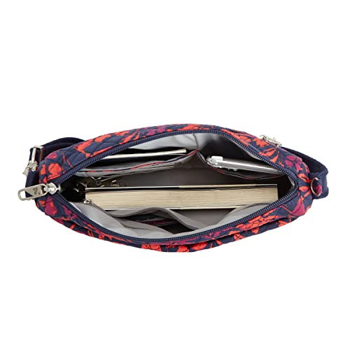 Travelon Anti-Theft Classic Small East/West Crossbody - color: Painted Floral