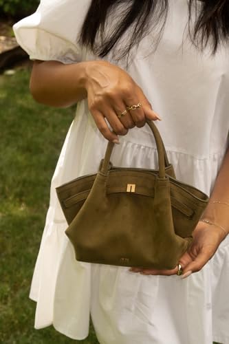 JW PEI Women's Hana Mini Tote Bag - color: Dark Olive