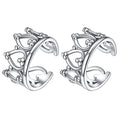 ChicSilver 925 Sterling Silver Ear Cuff Earrings Non Piercing Clip on Cartilage Cuff Earrings for Women - style: I: Crown