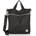 shortyLOVE Wonder Crossbody Messenger Bag - Womens Stylish Nylon Travel Handbag with 55" Adjustable Removable Strap - color: Black
