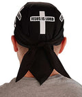 Sparkling EARTH - American Made Skull Caps Doo Rags Do Rag Durag Headwrap Head Wraps Skullies - Made in The USA! - color: Jesus is Lord Religious Faith American Made Skull Cap
