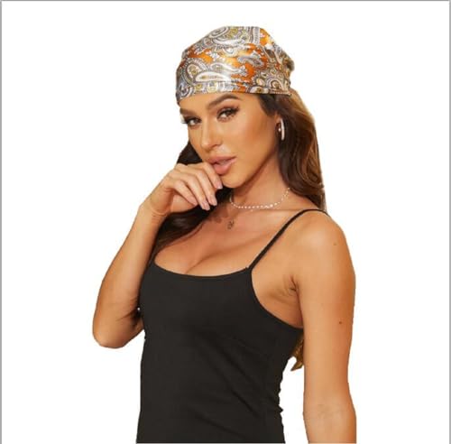 Headscarf Large Square Women Scarf 35" Fashion Scarves Silk Feeling Hairscarf - color: A103
