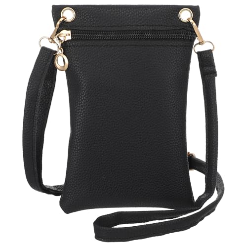 Hecila Crossbody Phone Bag for Women PU Leather Phone Bags Crossbody Purse Bag Small Shoulder Bags Mini Cellphone Wallet Purses Adjustable Shoulder Strap RFID Phones Case Wallet for Travel Shopping