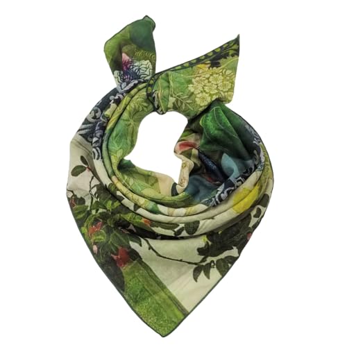 Large Cotton Bandana Lightweight Head Hair Scarf Headbands Wraps Cover Handkerchiefs for Women Men 25 x 25 inch - color: Rt18