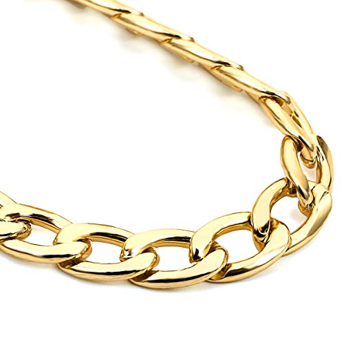 JWICOS Gold Bohemian Layered Waist Chain Belly Chain Belt with Coin Punk Chunky Body Chain for Women and Girls - color: gold