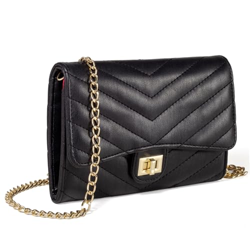 Small Cross Body Purses Sling Crossbody Bags for Women, Shoulder Bag Tote Purse Cross Body Bag Phone Bags - color: U Black