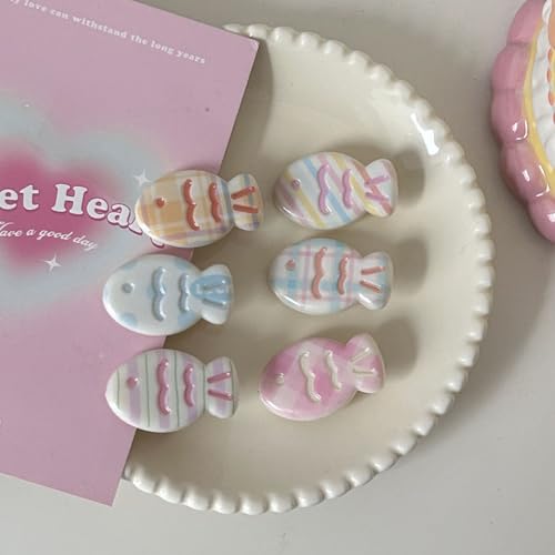 6 Pcs Small Fish Hair Clip, Colorful Fish Design, Cute & Fun Mini Hair Accessories for Women Girls (Color clip)