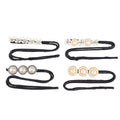 Beaupretty 4Pcs Hair Bun Shaper Twisted Hair Band with Anti-Slip Pearls Pins Bun Maker for French Twist Updo Styling Daily Wear Office Wedding