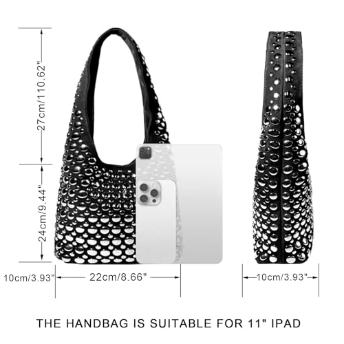 Fashion Handbags and Purses, Beach Shoulder Bags, Travel Braided Top Handle Tote Bag - color: Black