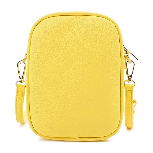 Mali+Lili, Josie Triple Zip Crossbody Bag - color: Yellow
