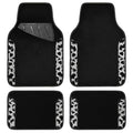 CAR PASS Bling Cow Car Mats Rhinestones Diamond Waterproof Floor Mat Crystal Sparkly Shining Glitter Carpet Anti-Slip PVC Heel Pad, Universal Fit Automotive SUV,Sedan,4pcs Girly Women, Cow Diamond - color: Cow