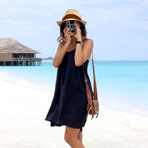 DRESHOW Women Straw Sun Hat Short Brim Panama Travel Fedora Summer Hat Roll Up Beach Cap for Women UPF 50+ - color: 1 Pc Ribbon Straw Hat: Beige