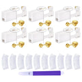 QWALIT 3 Pairs Ear Piercing Kit Gold Ear Piercing Gun Kit Disposable Self Piercing Earrings at Home Earring Gun Piercing kits with Earring Studs Small Ball - color: A1-Ball -gold