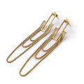 JUN MEIR'S 18K Gold Plated Drop Dangle Earrings for Women, Birthday Anniversary Jewelry Gifts for Wife, Mom, Best Friend - style: Fringe