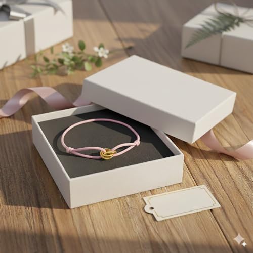 Red/Black/Pink String Bracelet for Protection and Good Luck, Adjustable Handmade Rope Bracelet with Gold/Silver Trinity Ring, Karma Friendship Bracelet for Women Men, Lucky Amulet Gift - color: Pink-gold