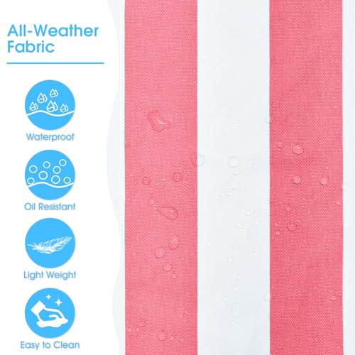 Becokan Beach Bag Large Beach Tote Bag for Women Waterproof Sandproof Swim Pool Bag With Zipper - color: Pink