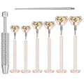 Uni-J Flat Back Stud Earrings for Women Hypoallergenic Surgical Stainless Steel Internal Thread Tragus Helix Cartilage Conch Nose Monroe Labret Medusa Piercing Jewelry /Be Equipped With Piercing Ball Grabber Tool(18G/20G - Gold/Silver/Black/Rose Gold) - c