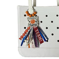 Baseball Softball Soccer Football Volleyball Sports Mom Charms for Bogg Bag Accessories Tassel Backpack Gifts - style: Basketball Mom