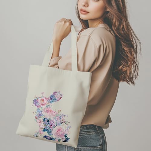 Aesthetic Tote Bag for Women | Medium Size with Inner Pocket | Stylish & Practical - color: Pastel Pink