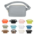 VOROLO Fanny Pack For Women And Men Crossbody Bag Belt Bag with Adjustable Strap Graduation Gifts Light Grey - color: Light Grey, style: 1 Pack Fanny Pack