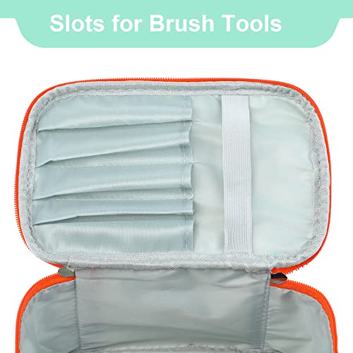 Meiyuuo Makeup Bag Large Cosmetic Bags for Women Girls Cute Travel Zipper Pouch Toiletry Organizer for Beauty Essentials Waterproof (Light Green) - color: Light Green