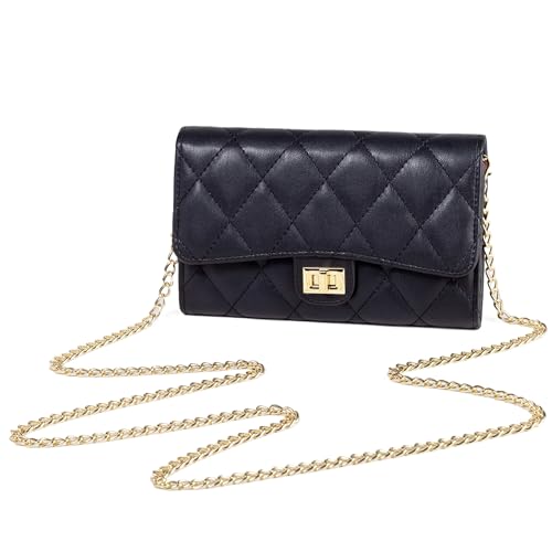Small Cross Body Purses Sling Crossbody Bags for Women, Shoulder Bag Tote Purse Cross Body Bag Phone Bags - color: O Black