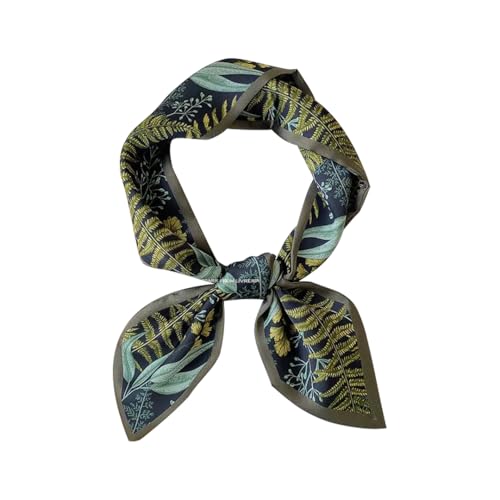 Hair Head Neck Bag Long Scarf Versatile Wrap for Women Soft & Lightweight for Everyday Chic - color: 37 Forest Green 3.7 X 35 Inch