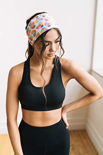 Maven Thread Wide Workout Headbands for Women – Non-Slip Sweatbands for Gym, Running & Yoga - color: Autism Awareness