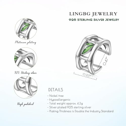Cuff Earrings 925 Sterling Silver Ear Cuff Earrings Non-Piercing Fake Helix Cartilage Cuff Earrings Various Styles Ear Cuffs Fine Jewelry for Women - color: 3#leave ear cuff