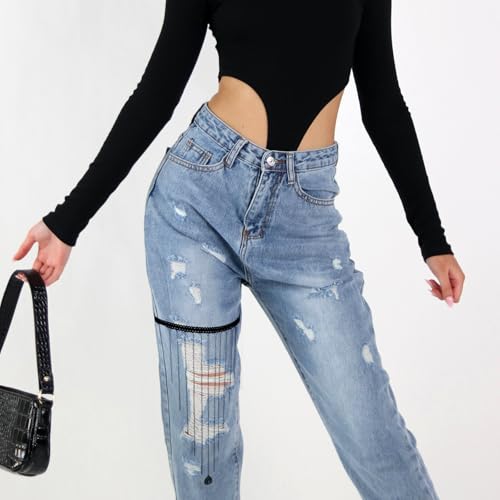 ibasenice Elastic Leg Chain Body Chain Tassel for Women and Stretchy Beach Body Jewelry Accessory