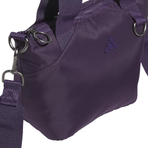 adidas Small Tote Mini Bag for Women and Men - color: Premium/Aurora Plum Purple