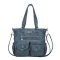 KL928 Large Purses for Women Shoulder Bag Tote Handbags Stylish Vegan Leather Hobo Bags Ladies, A-Black-4 | Large - color: Blue