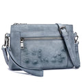 MEITRUE Wristlet Wallet Small Crossbody Bags for Women Clutch Purse Leather Phone Purse with Adjustable & Detachable Strap - color: A2-blue-179